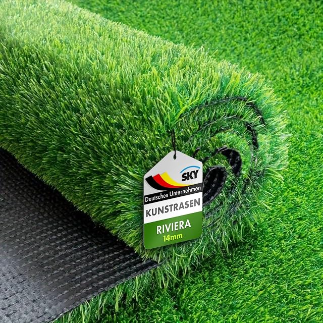 Artificial grass mat with short soft pile
