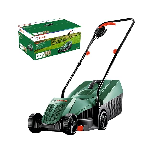 Bosch EasyRotak 32-235 corded electric lawnmower with folding handles