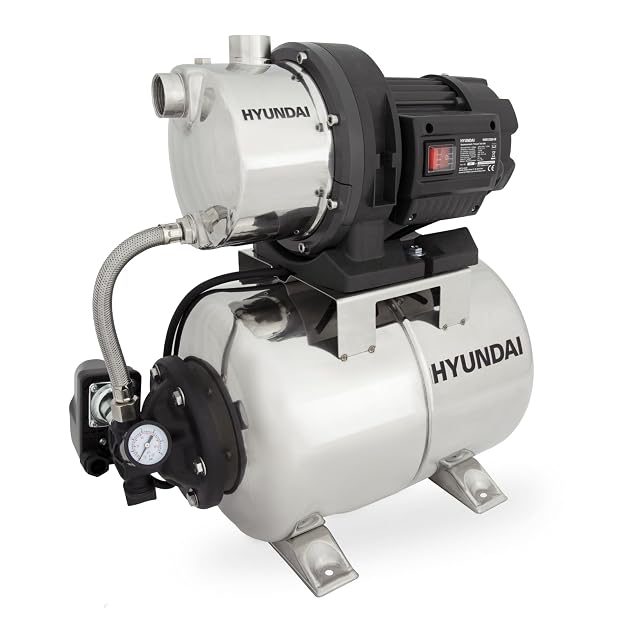 HYUNDAI HWW12050-IN booster set with a 19-litre stainless pressure vessel
