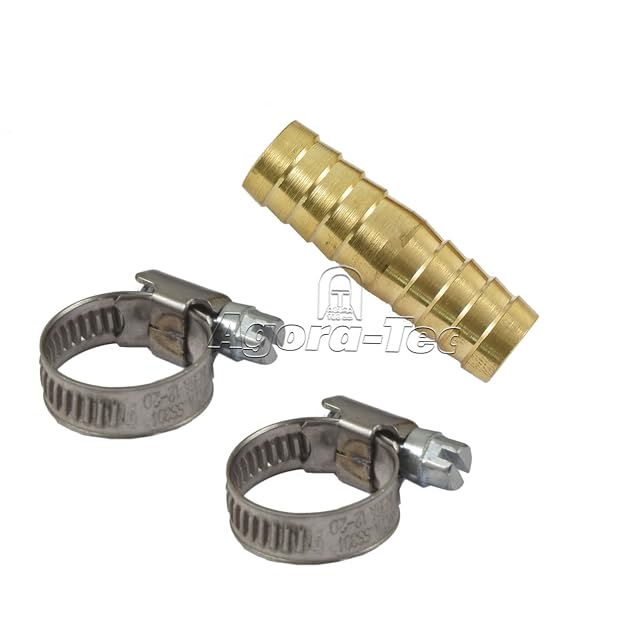Brass garden hose connector set