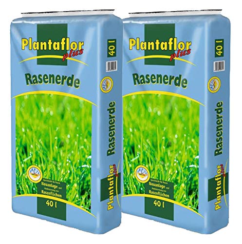 Two 40 litre sacks of lawn soil