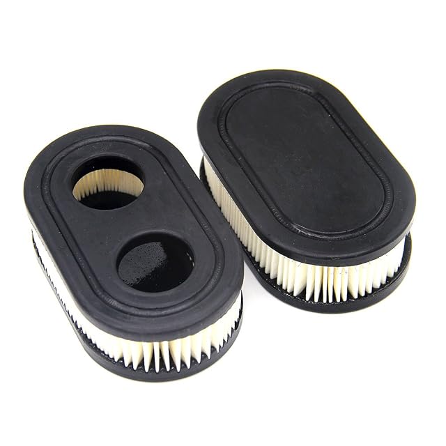Pair of replacement air filters for small petrol mower engines